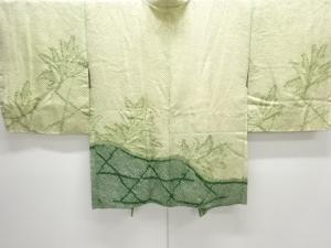 大正ロマン　本総絞り　草葉模様絵羽織